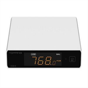 TOPPING�b�g�b�s���O �R���p�N�g�f�X�N�g�b�vDAC �z���C�g E50 II White