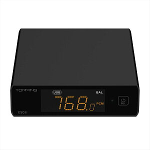 TOPPING�b�g�b�s���O �R���p�N�g�f�X�N�g�b�vDAC �u���b�N E50 II Black