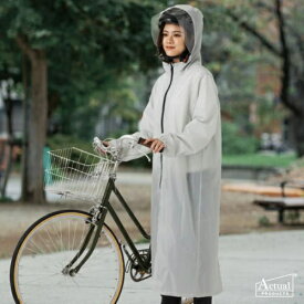 丸十｜Maruju サイクル後ろマチコート Actual PRODUCTS ライトグレー 2003067-004-11 [ユニセックス /Mサイズ]【返品交換不可】