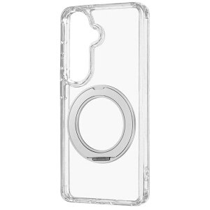 MS�\�����[�V�����Y�bMS Solutions Galaxy S26 �Ϗ��E�ϏՌ��n�C�u���b�h�P�[�X �uUTILO Hybrid mag swing�v �N���A/�V���o�[ LN-26SG1CTHMSCL