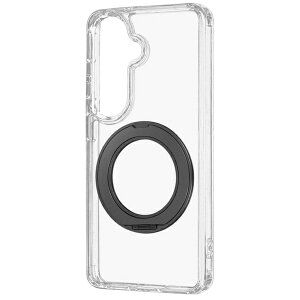 MS�\�����[�V�����Y�bMS Solutions Galaxy S26 �Ϗ��E�ϏՌ��n�C�u���b�h�P�[�X �uUTILO Hybrid mag swing�v �N���A/�u���b�N LN-26SG1CTHMSBK