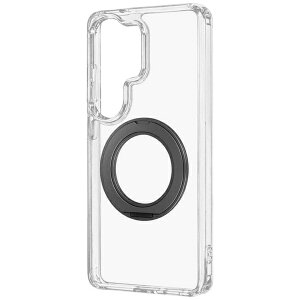 MS�\�����[�V�����Y�bMS Solutions Galaxy S26 Ultra �ϏՌ��n�C�u���b�h�P�[�X �uUTILO Hybrid mag swing�v �N���A/�u���b�N LN-26SG2CTHMSBK