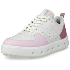 エコー｜ecco ゴルフシューズ STREET720 ストリート・セブントゥエンティ WHITE×BLUSH×BLOSSOM ROSE EG110703 [レディース /23.5cm]【返品交換不可】
