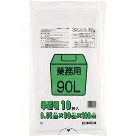 ワタナベ工業｜Watanabe Industory 業務用ポリ袋 M-90D [90L /10枚 /半透明]