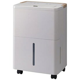 THREEUP コンパクト コンプレッサー式除湿機 「ウッドドライ」　除湿能力最大3.8L/日　最大10畳対応 手動ルーバー調整0〜90° 連続排水可能（排水ホース付属) THREEUP グレージュ DHT2630 [コンプレッサー方式 /木造5畳まで /鉄筋10畳まで]