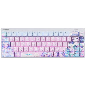 SYNTECH�b�V���e�b�N �Q�[�~���O�L�[�{�[�h G68LP-PK [�L���E���C�����X /Bluetooth�EUSB]