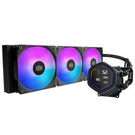 【エントリーで最大2万ポイント当たる｜6/25まで】 COOLER MASTER｜クーラーマスター 水冷CPUクーラー 120mmファンx3 [LGA1851/1700/1200/1156/1155/1151/1150・AM5/AM4] MasterLiquid Core Nex Digital 360 Black ARGB ブラック MLX-D36M-A18PA-RD