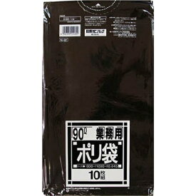 日本サニパック｜SANIPAK 業務用ポリ袋 N92 [90L /10枚 /黒]