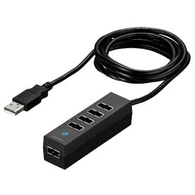 BUFFALO｜バッファロー BSH5UD20 USB2.0ハブ［Mac／Win］　どっちもUSBハブ ブラック [バスパワー /5ポート /USB2.0対応 ][BSH5UD20BK]