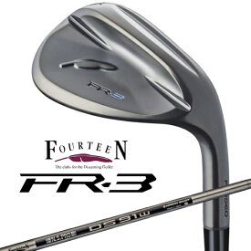 フォーティーン｜FOURTEEN ウェッジ FR-3 ダイヤモンドブラックサテン仕上げ [50° /50° /15° /N.S.PRO DS-91w スチールシャフト /ウェッジフレックス /右利き用]