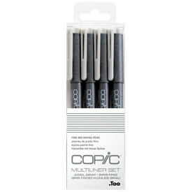 コピック｜Copic コピック　マルチライナー　4本組 12507006 クールグレー