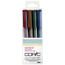 コピック｜Copic コピック　マルチライナー　4本組　0．3mm 12507007 4色セット