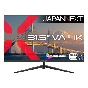 JAPANNEXT�b�W���p���l�N�X�g USB-C�ڑ� PC���j�^�[ JN-V315U2-C6 [31.5�^ /4K(3840×2160�j /���C�h /60Hz]