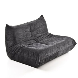 B.Bファニシング｜B.B FURNISHING ONSF0403FABLK 2人掛けソファ Camellia【ブラック】