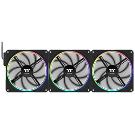 THERMALTAKE｜サーマルテイク ケースファンx3 [140mm /2000RPM]＋コントローラー TS140 EX RGB 3Pack Fan ブラック CL-F208-PL14SW-A