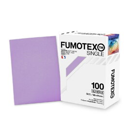 【2026年5月中旬】 FUMOTEX｜フモテックス FUMOTEX SINGLE SLEEVE(シングル スリーブ) 100枚入 パープルクンツァイト カードスリーブ 無地[トレーディングカード用品] FUMOTEX（フモテックス） パープルクンツァイト FSS-KUNZ-PPL【発売日以降のお届け】