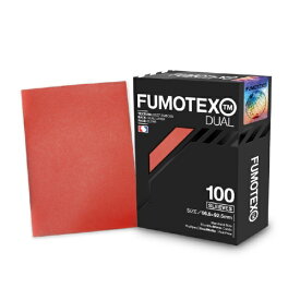 【2026年5月中旬】 FUMOTEX｜フモテックス FUMOTEX DUAL SLEEVE(デュアル スリーブ) 100枚入 レッドアネモネ カードスリーブ 無地[トレーディングカード用品] FUMOTEX（フモテックス） レッドアネモネ FSD-ANEM-RED【発売日以降のお届け】