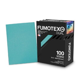 【2026年5月中旬】 FUMOTEX｜フモテックス FUMOTEX DUAL SLEEVE(デュアル スリーブ) 100枚入 ブルーミント カードスリーブ 無地[トレーディングカード用品] FUMOTEX（フモテックス） ブルーミント FSD-MNTA-BLU【発売日以降のお届け】