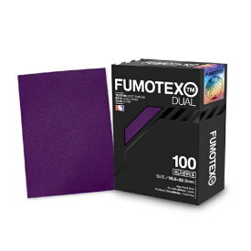【2026年5月中旬】 FUMOTEX｜フモテックス FUMOTEX DUAL SLEEVE(デュアル スリーブ) 100枚入 バイオレットビオラ カードスリーブ 無地[トレーディングカード用品] FUMOTEX（フモテックス） バイオレットビオラ FSD-VIOL-VIO【発売日以降のお届け】
