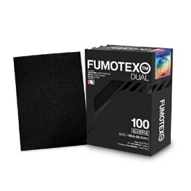 【2026年5月中旬】 FUMOTEX｜フモテックス FUMOTEX DUAL SLEEVE(デュアル スリーブ) 100枚入 ブラックエボニー カードスリーブ 無地[トレーディングカード用品] FUMOTEX（フモテックス） ブラックエボニー FSD-EBNY-BLK【発売日以降のお届け】