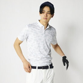 フィラゴルフ｜FILA GOLF メンズ 柄半袖シャツ ホワイト 746651 [メンズ /Lサイズ]【返品交換不可】