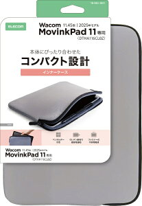 ELECOM�b�G���R�� Wacom MovinkPad 11 (DTHA116CL0Z)�p �X�����C���i�[�P�[�X �O���[ TB-WM11IBGY