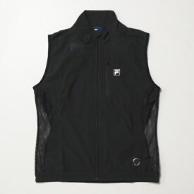 フィラゴルフ｜FILA GOLF メンズ ベルチェ付きファンベスト ブラック 746988 [メンズ /3Lサイズ]【返品交換不可】