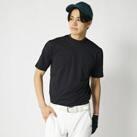 フィラゴルフ｜FILA GOLF メンズ 半袖モックネックシャツ ブラック 746630 [メンズ /Mサイズ]【返品交換不可】