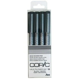 コピック｜Copic コピック　マルチライナー　4本組 12507004 ブラックBセット