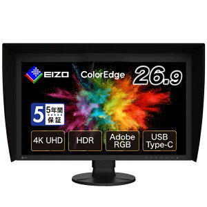 EIZO�b�G�C�]�[ USB-C�ڑ� PC���j�^�[ [30.5�^] ColorEdge CG�V���[�Y CG2700X-BK [26.9�^]
