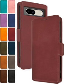 shizukawill｜シズカウィル Google Pixel8a 手帳型 ケース カバー 本革調 レザーケース シズカウィルRe レッド GOPI8AV2RED