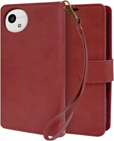 shizukawill｜シズカウィル AQUOS wish5 SH-52F 手帳型 ケース カバー グレイスケース カージナルレッド SHAQW5REQU