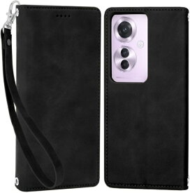 shizukawill｜シズカウィル OPPO Reno11 A 手帳型 ケース カバー アイファンデ2 ブラック OPR11AIF2BK