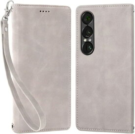 shizukawill｜シズカウィル Xperia 1 VII SO-51F SOG15 手帳型 ケース カバー アイファンデ2 グレー SOX1M7IF2GR