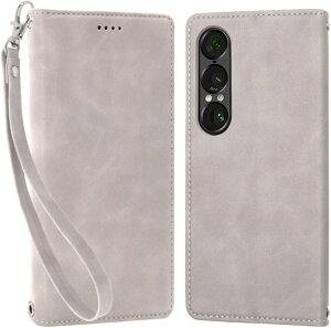 shizukawill�b�V�Y�J�E�B�� Xperia 1 VII SO-51F SOG15 �蒠�^ �P�[�X �J�o�[ �A�C�t�@���f2 �O���[ SOX1M7IF2GR