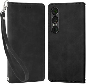 shizukawill�b�V�Y�J�E�B�� Xperia 1 VII SO-51F SOG15 �蒠�^ �P�[�X �J�o�[ �A�C�t�@���f2 �u���b�N SOX1M7IF2BK