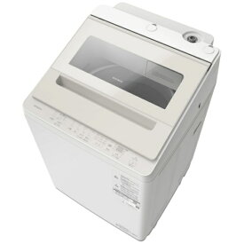 【2026年05月30日発売】 日立｜HITACHI 全自動洗濯機 サテンベージュ BW-V80P-C [洗濯8.0kg /乾燥機能無 /上開き]