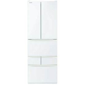 東芝｜TOSHIBA 冷蔵庫 VEGETA（ベジータ）FHシリーズ グランホワイト GR-A510FH(EW) [65cm /509L /6ドア /観音開きタイプ /2026年]《基本設置料金セット》