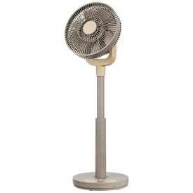 【エントリーで最大全額ポイント還元｜8/11まで】 QUADS｜クワッズ ワンタッチ分解DCリビングファン EASY FIT AIR MOKUME(イージーフィットエアー) グレージュウッド QS668GW [DCモーター搭載 /リモコン付き]