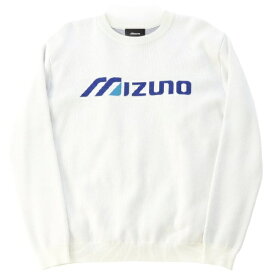 mizuno｜ミズノ 男女兼用 MONOGRAM M モノグラムM ワードマーククルーネックセーター ブラック 52MCD151 [ユニセックス /Mサイズ]【返品交換不可】