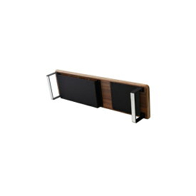 Contieaks｜コンティークス モニタースタンド [W865xD230xH120mm] Rise Desk Shelf ブラウン/ブラック 483927
