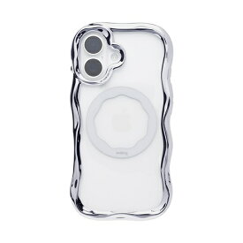 HAMEE｜ハミィ [iPhone 17専用]iFace BeBling MagSynq クリアケース iFace シルバー 41-190238