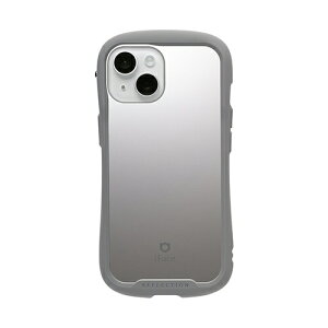 HAMEE�b�n�~�B [iPhone 15/14/13��p]iFace Reflection Mirror MagSynq �����K���X�N���A�P�[�X iFace �O���[ 41-190290