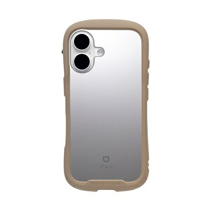 HAMEE�b�n�~�B [iPhone 16��p]iFace Reflection Mirror MagSynq �����K���X�N���A�P�[�X iFace �x�[�W�� 41-190344