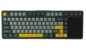 AULA AULA L99 Dark Grey ��ʕt���Q�[�~���O�L�[�{�[�h / 3.98�C���` IPS�t���J���[�f�B�X�v���C�t / Raindrop Swtich Dark Grey