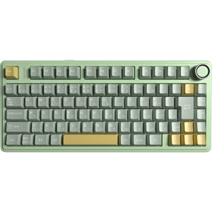 AULA �Q�[�~���O�L�[�{�[�h AULA F75(Star Vector Switch) Green Yellow F75J-SV-BO [�L���E���C�����X /Bluetooth�EUSB]