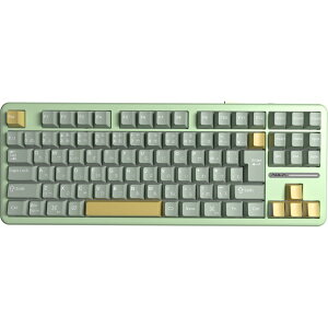 AULA �Q�[�~���O�L�[�{�[�h AULA F87(Star Vector Switch) Green Yellow F87J-SV-BO [�L���E���C�����X /Bluetooth�EUSB]