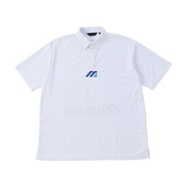 mizuno｜ミズノ 男女兼用 MONOGRAM M半袖ポロ ホワイト 52MAD15201 [ユニセックス /Lサイズ]【返品交換不可】
