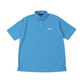 mizuno｜ミズノ 男女兼用 MONOGRAM ワードマーク半袖ポロ スカイブルー 52MAD15528 [ユニセックス /Mサイズ]【返品交換不可】