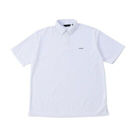 mizuno｜ミズノ 男女兼用 MONOGRAM ワードマーク半袖ポロ ホワイト 52MAD15501 [ユニセックス /Lサイズ]【返品交換不可】